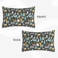 thumbnail image 3 of Haiem Pillowcase for Hair and Skin Queen - Moose Squirrel owls tree Printed Soft Pillowcase with Envelope Closure-14"x20", 3 of 8