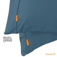 thumbnail image 4 of Fundas DE Almohada Dreamlab 2 Pack Premier 1800 Collection Microfibra Hipoalergénicas Tamaño King 51 cm x 101 cm Azul Mezclilla, 4 of 6