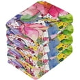 thumbnail image 4 of GZHJMY 12x12Inx6 Sets) Reusable Soft Face Towel,Kitchen Hand Towel Bathroom Absorbent Towel,Gym Hotel Spa-Watercolor Flowers, 4 of 7