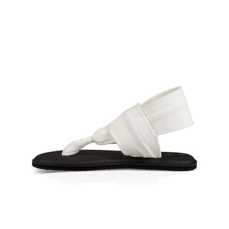 Sanuk Women's Yoga Sling 3 Knit Sandal, Black, 5 