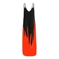 thumbnail image 5 of Vestidos para mujer Vestido maxi Casual Tallas grandes Tie-dy Gradient Cuello redondo Bolsillos Sin mangas Vestido largo Odeerbi ODB-5, 5 of 5