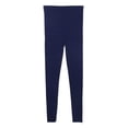 thumbnail image 4 of Aellinatey Womens Autumn Warm Ankle Length Leggings Cotton Ribbed Knit Striped Elastic Tights Plain Solid Color Basic Skinny Pants, 4 of 21