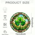 thumbnail image 3 of Cadorn St. Patrick’s Day Lucky Clover Sun Catcher, Irish Festival Decor, Window Hanging Ornament, 3 of 6