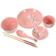 thumbnail image 3 of 1 juego de vajilla de cerámica: vajilla de porcelana, vajilla de cerámica japonesa para uso doméstico. Incluye plato, tazón, taza, cuchara y palillos., 3 of 8