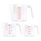 thumbnail image 1 of Tazas medidoras jarras medidoras apilables mango de plástico cocina medidas de cocina 3 unids/set Speravity HA004239-00B, 1 of 7