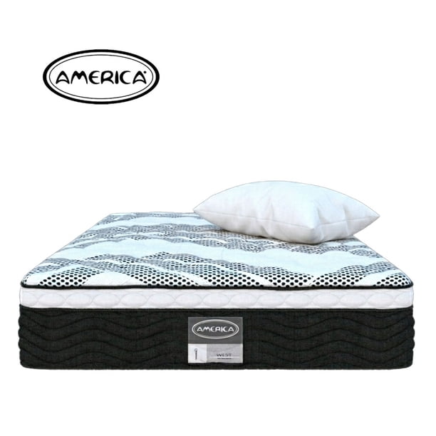 Colchón Queen Size América Ortopedico + Almohada Memory Foam
