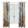 thumbnail image 3 of Watercolor Wildflowers Modern Window for Living Room Curtains for Child Bedroom Kitchen Decor Blinds Drapes, 3 of 7