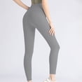 thumbnail image 4 of Outfmvch Compression Leggings for Women Yoga Pants Women Push-up Sculpting Yoga Fitness Pants Slim Move Cellulite Leggings for Women Resistance Band Leggings A2 Gray S-3XL, 4 of 8