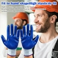 thumbnail image 5 of Blue Firm Grip Nitrile Work Gloves for Men & Women Working, Gardening, Fishing, Reusable Heavy Duty Mens Work Gloves for Safety Protection, Medium, 5 of 5