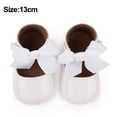 thumbnail image 2 of Zapatos planos de vestir para niñas y bebés, zapatos de fiesta de Boda de Princesa con lazo, zapatillas de suela suave antideslizantes, zapatos ligeros para recién nacidos, 2 of 7