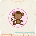thumbnail image 4 of Inktastic Monkey Girl Girls Toddler Dress, 4 of 5