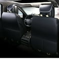 thumbnail image 5 of Maidao Car Seat Covers Leather Set Universal Airbag Compatible Waterproof Front Rear Cushion Protector Black and White, 5 of 8