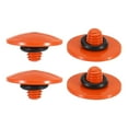 thumbnail image 1 of Unique Bargains Shutter Release Button Soft Shutter Release Button Copper Camera Shutter Button Convex, Orange 4 Pack, 1 of 6
