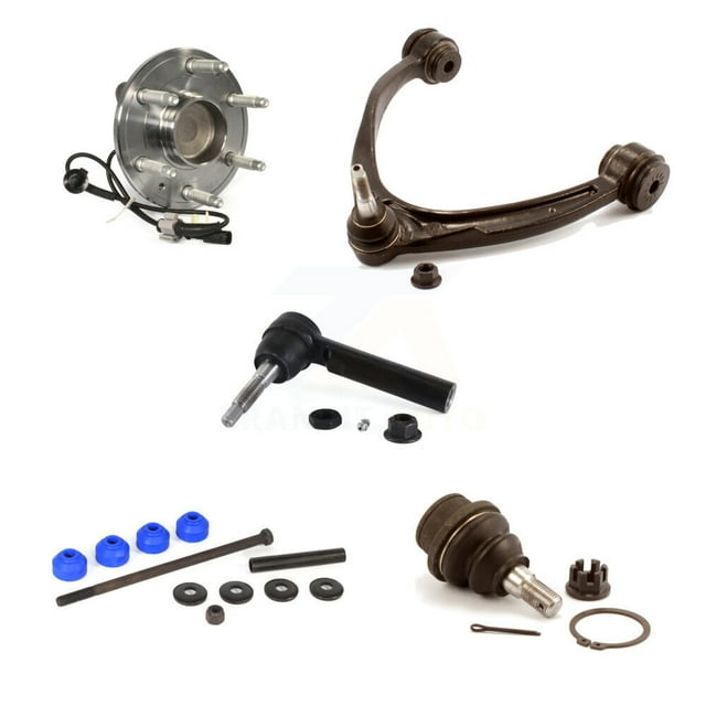Transit Auto Kit de Liaison de Tige de Liaison Extérieure Inférieure à Rotule avant Droite (5 Pcs) pour Voiture 2014-2015 GMC Sierra 1500 Chevrolet Silverado avec RWD en Acier K7T-105363