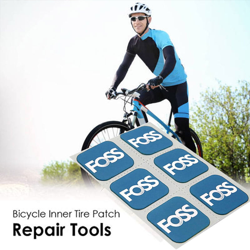 6pcs Bicycle Tire Patch Repair Tool Road Bike Tube Repair Pad Tool Inner ParR_ju 