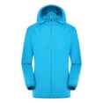 thumbnail image 4 of Clearance 2024!Plus Size Winter Coats for Men Solid Rain Jacket Outdoor Hooded Windproof Loose Coat Water Proof Raglan Cuff Storage Bag Winter Coat, 4 of 4