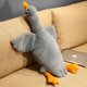 thumbnail image 3 of 190cm Giant Long Plush White Goose Toy Stuffed Lifelike Big Wings Duck Hug Massage Throw Pillow Boyfriend Cushion For Girl, 3 of 5