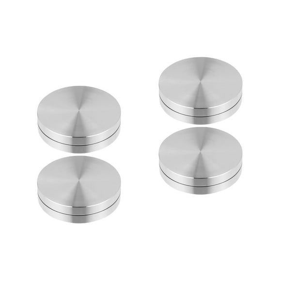 4 Pcs Turntable Base Plate Bearing Glass Estante Para Tv Cake Stand Pan