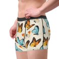 thumbnail image 4 of Balery Butterflies Men's Boxer Briefs, Soft and Breathable Cotton Underwear with nylon Waistband-Medium, 4 of 9