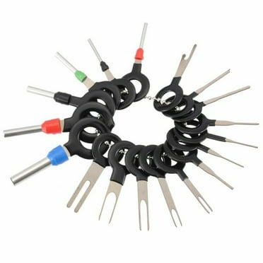 KERISTE 18Pcs Automotive Plug Terminal Remove Tool Set Key Pin Car Electrical Wire Crimp