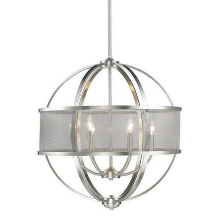 

Colson PW 6 Light Chandelier with Pewter Shade