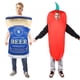 thumbnail image 5 of Monalisa cos esponja compuesta mural hot dog hamburguesa papas fritas ropa actividad rendimiento ropa mono vestir, 5 of 6