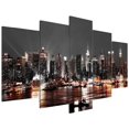 thumbnail image 1 of AQITTI - 5 lienzos decorativos para pared, diseño de Nueva York, para sala de estar, dormitorio, hogar y oficina, 1 of 4