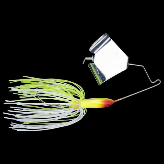 Strike King Buzz Bait 1/4oz, Chartreuse/White