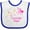 White and Royal, variant on Inktastic I Love My Papa Girls Baby Bib