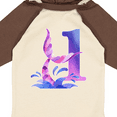 thumbnail image 4 of Inktastic 1st Birthday Mermaid Tail Boys or Girls Long Sleeve Baby Bodysuit, 4 of 5