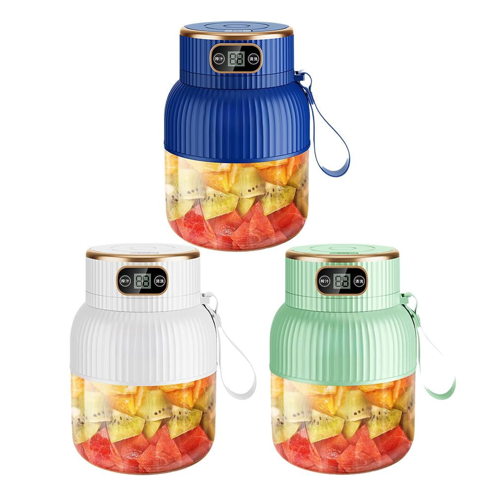 USB Rechargeable Portable Juicer with Digital Display 600ml Large Capacity for Home Office and Travel