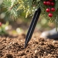 thumbnail image 4 of Uv Resistant Artificial Poinsettia Yard Stake, Realistic Christmas Floral Stake with Frosted Branches, Pine Cones and Berries, for Outdoor Garden and Indoor Tabletop Holiday Decor, 4 of 7