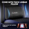thumbnail image 6 of Gaming Chair Velvet Fabric Pocket Spring Cushion,Reclining Gamer Chair,Ergonomic Game Chair with Footrest,Headrest,Blue, 6 of 7