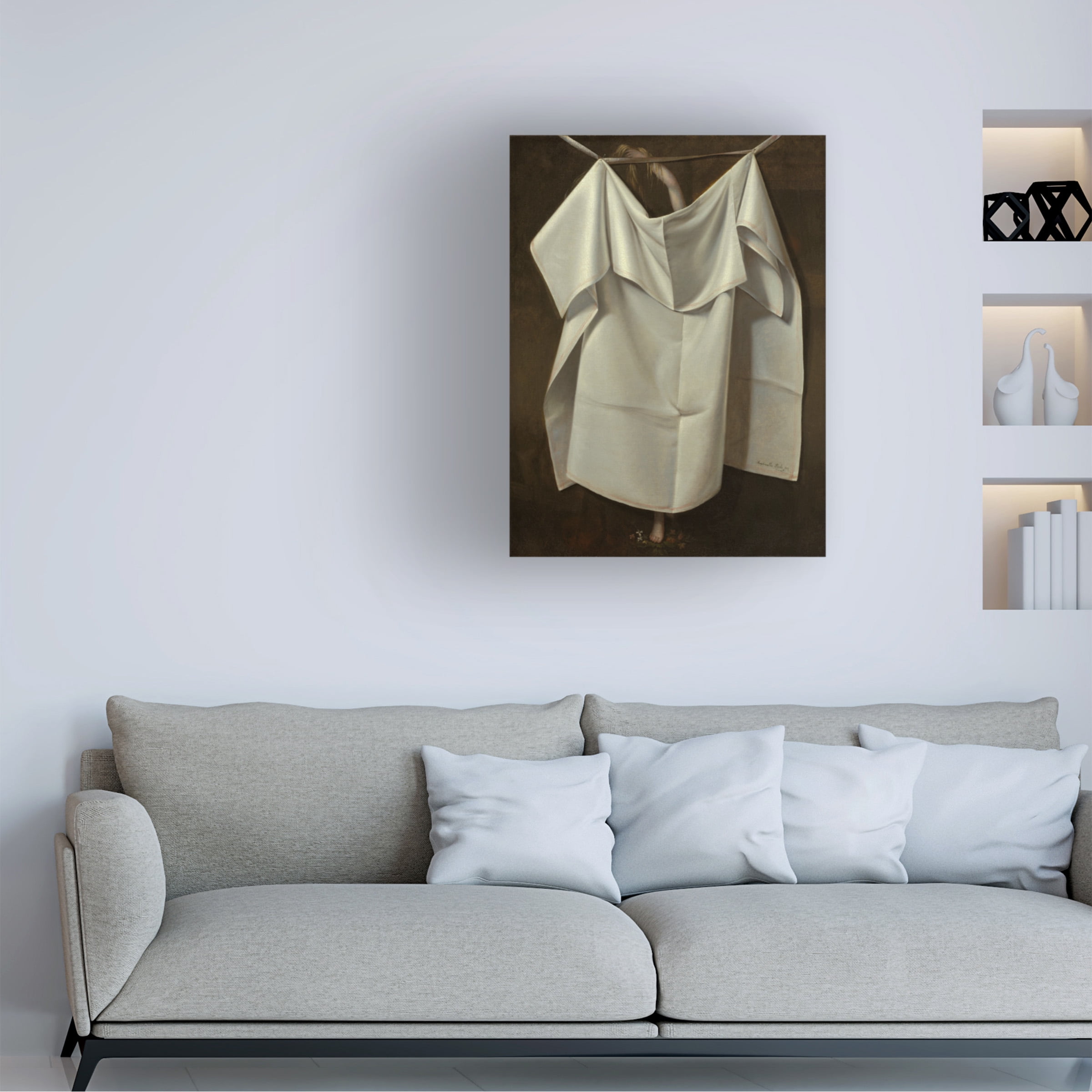 Raphaelle Peale 'Venus Rising From The Sea A Deception' Canvas Art