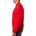 thumbnail image 3 of Jerzees Chandail en Molleton Super Chandail en Molleton pour Hommes NuBlend, 3X, Rouge Vif, 3 of 4