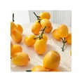 thumbnail image 3 of Artificial Loquat Fruit Realistic Simulation Fruits Model for Home Kitchen Dining Table Decoration, 3 of 11