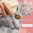 thumbnail image 2 of Fuzzy Socks for Women Fluffy Cozy Slipper Socks Fall Socks Gifts, 2 of 4