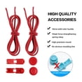 thumbnail image 6 of Elastic Lock Shoe Running Shoe Trainer  Red, 6 of 8