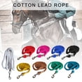 thumbnail image 3 of Cotton Horse Leading Rope with Swivel Buckles Equestrian Rein Competition Halters, 3 of 17