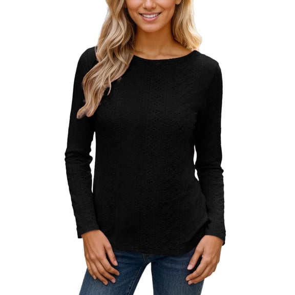 Tops For Women T-Shirts Autumn Winter Knitted Long Sleeve V Neck Lace Patchwork Workout Clothes