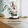 thumbnail image 4 of Reacondicionado Soporte de carga Belkin MagSafe 2 en 1 para iPhone y AirPods, 4 of 6