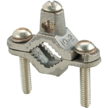 

Steel City 1/2 In. to 1 In. #10 to #2 AWG Set Screw Ground Clamp L160DB1