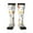 2 Black-1, variant on Cartoon Monkey print thigh-high socks, crafted for both men and women with a stretchy, high-opaque design perfect for daily wear