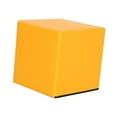 thumbnail image 2 of Silla de ladrillo con forma de cubo para yoga, ladrillo para ejercicios, accesorios para yoga, reposapiés cuadrado otomano Amarillo, 2 of 9