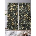 thumbnail image 3 of Branches Green Leaves Sheer Curtains 96 Inch Length 2 Panels Set, Vintage Botanical Forest Voile Window Treatment Semi Sheer Long Curtains Drapes for Bedroom/Living Room/Kitchen 52"x96"x2, 3 of 7
