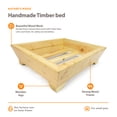 thumbnail image 3 of Moots Timber Pet Bed Light with Luxury Cushion Platinum Small, 3 of 12