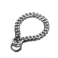 thumbnail image 6 of W/W Lifetime Silver Dog Collar Slip Metal Chain Heavy Duty Bulldog Collar, 6 of 7