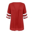 thumbnail image 6 of Posijego Womens Chiffon Cardigans Lightweight Short Sleeve Open Front Casual Summer Beach Cardigans Jackets for Women, 6 of 7