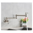 thumbnail image 1 of Black Rotated Kitchen Sink Cold Water Tap Faucet Solid Brass Basin Sink Swivel Faucets Wall Mounted Pot Filler Faucet ,bar Laundry RV Farmhouse, 1 of 7