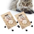 thumbnail image 3 of Juguete de Gato ANGGREK 2 Piezas de Tela y Bola de Ratán Color Marrón, 3 of 8
